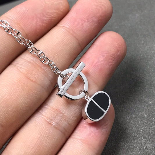 [Riva Jewelry]KETTE VERSO SCHWARZE KERAMIK HALSKETTE
