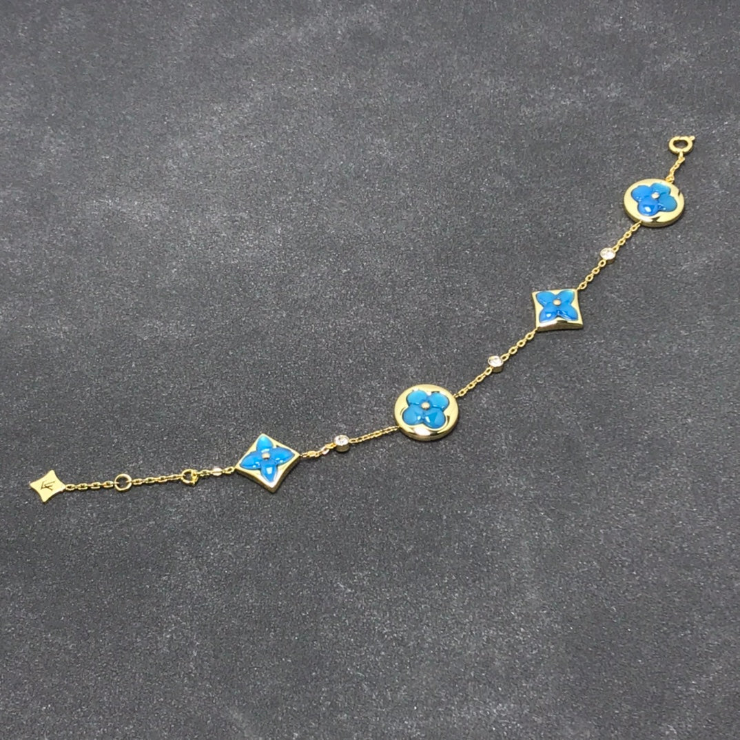 [Riva Jewelry ]STAR AND SUN TURQUOISE 4 MOTIFS 3 DIAMONDS