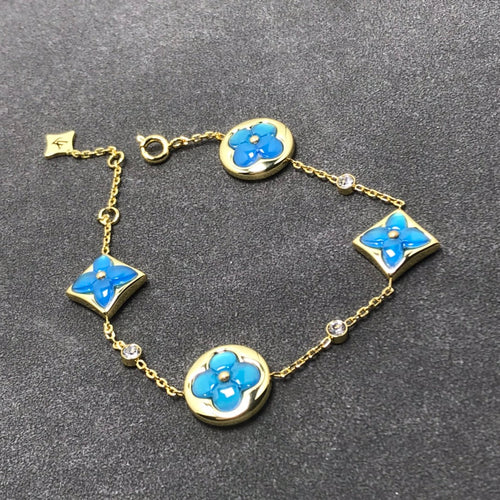 [Riva Jewelry ]STAR AND SUN TURQUOISE 4 MOTIFS 3 DIAMONDS