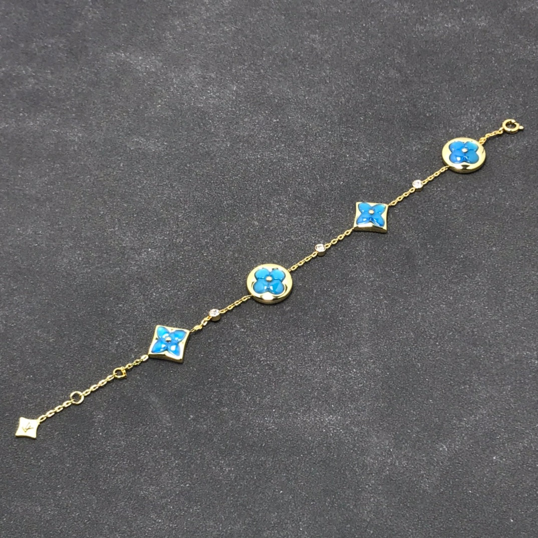 [Riva Jewelry ]STAR AND SUN TURQUOISE 4 MOTIFS 3 DIAMONDS