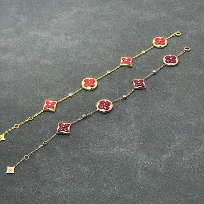 [Riva Jewelry ]STAR AND SUN CARNELIAN 4 MOTIFS 3 DIAMONDS