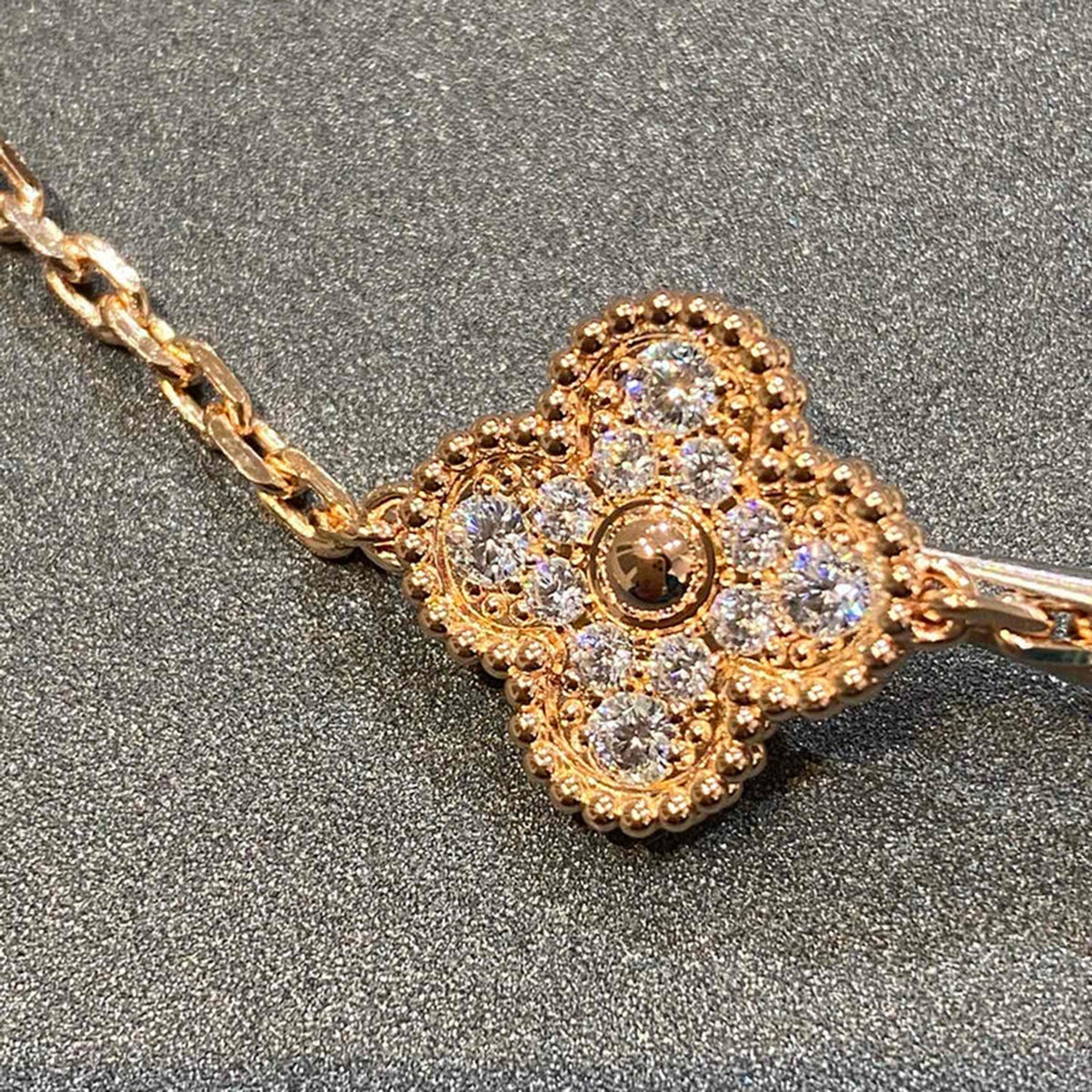 [Riva Jewelry ] CLOVER 5 MOTIF FULL DIAMOND BRACELET COLLECTION