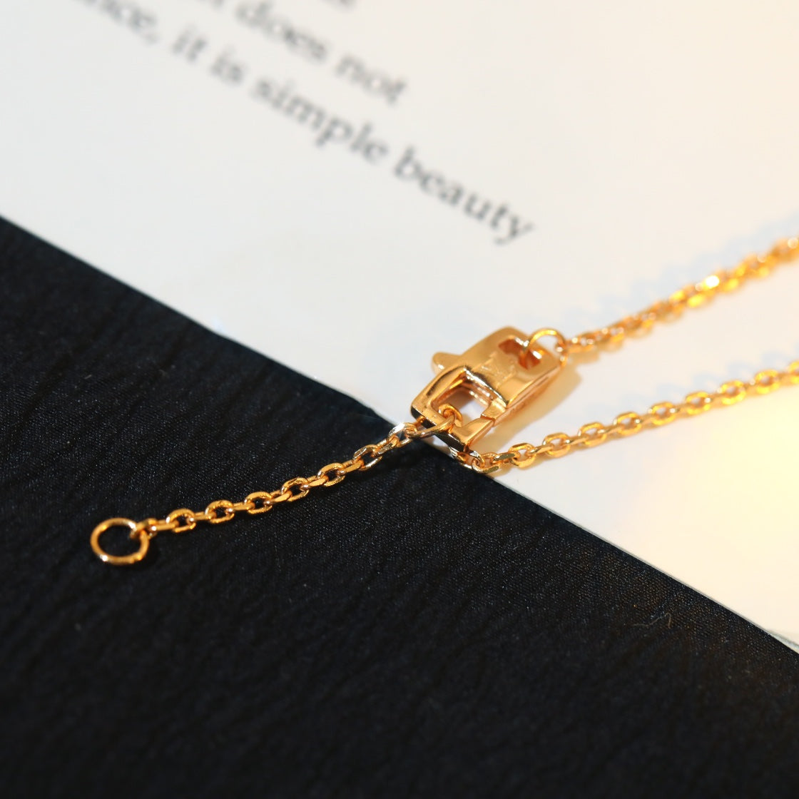 [Riva Jewelry]STAR AND SUN DIAMOND ROSE GOLD NECKLACE
