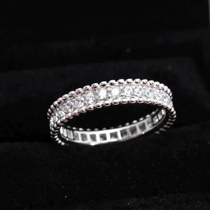 [Riva Jewelry ]PERLEE DIAMOND SILVER RING