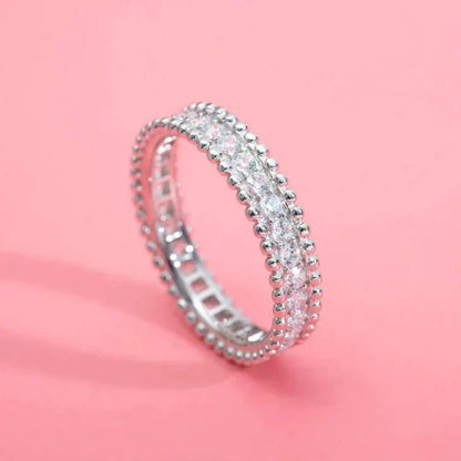 [Riva Jewelry ]PERLEE DIAMOND SILVER RING