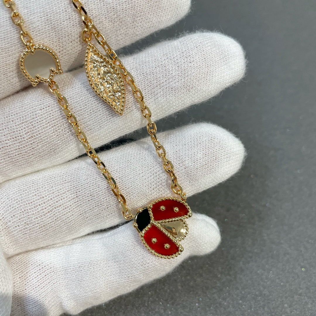 [Riva Jewelry ]LUCKY SPRING 15 MOTIFS GOLD NECKLACE
