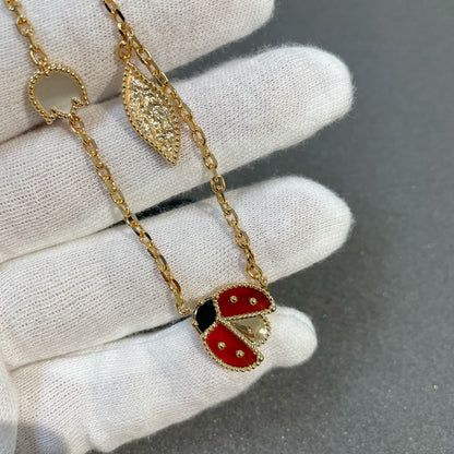 [Riva Jewelry ]LUCKY SPRING 15 MOTIFS GOLD NECKLACE