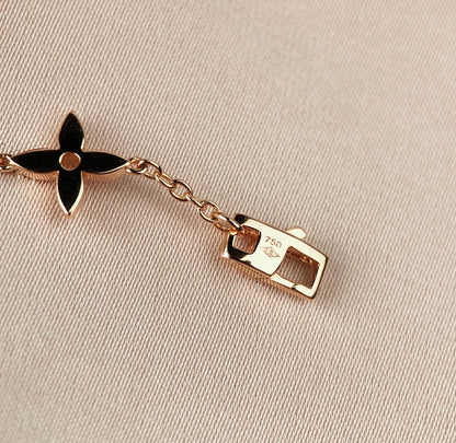 [Riva Jewelry ]STAR AND SUN 7 MOTIFS GOLD BRACELET