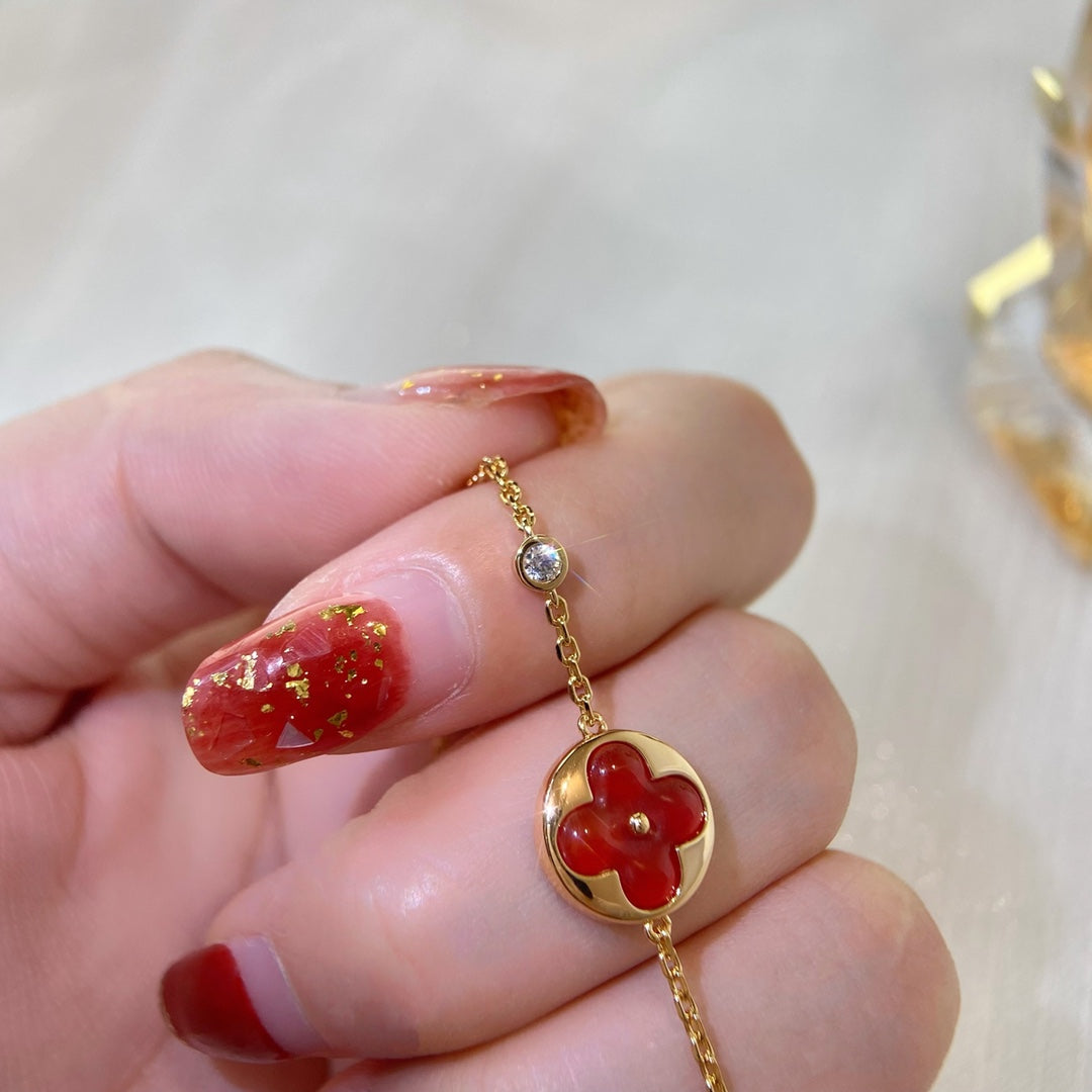 [Riva Jewelry ]SUN PEDANT CARNELIAN BRACELET