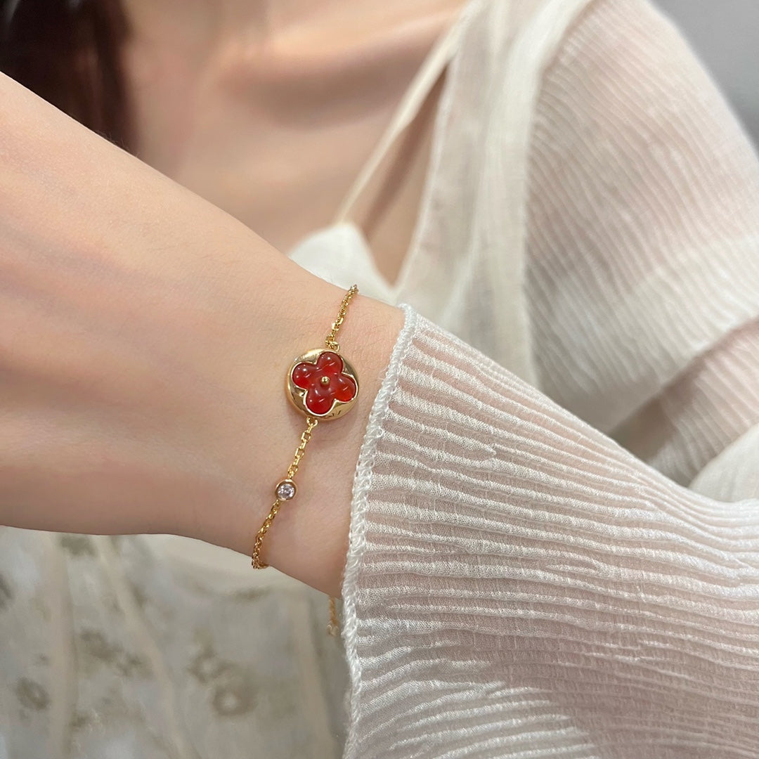 [Riva Jewelry ]SUN PEDANT CARNELIAN BRACELET