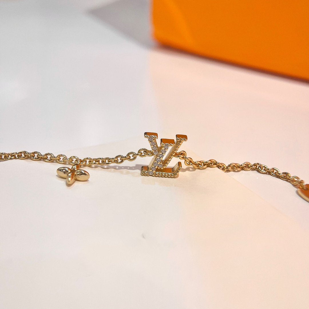 [Riva Jewelry ]LOGO STAR MOTIF GOLD BRACELET