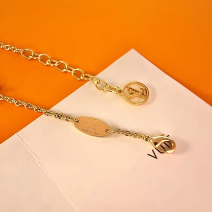 [Riva Jewelry ]LOGO STAR MOTIF GOLD BRACELET