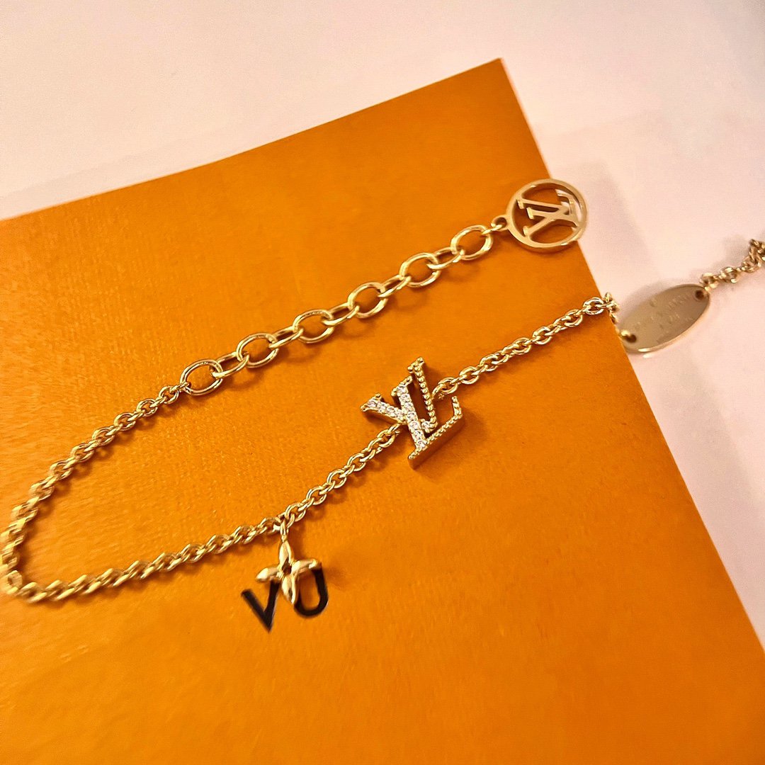 [Riva Jewelry ]LOGO STAR MOTIF GOLD BRACELET
