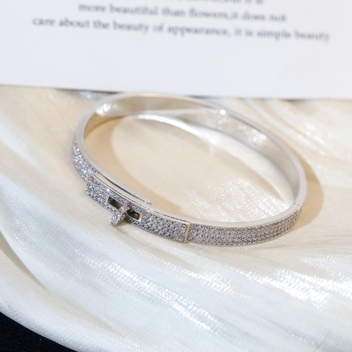 [Riva Jewelry]KELLY BRACELET DIAMOND PAVED