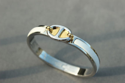 [Riva Jewelry ]CLIC CHAINE SILVER BRACELET