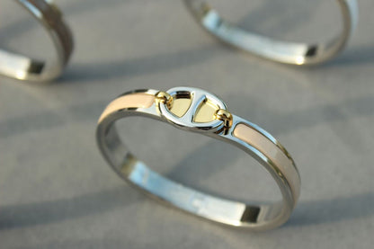 [Riva Jewelry]CLIC CHAINE SILVER BRACELET