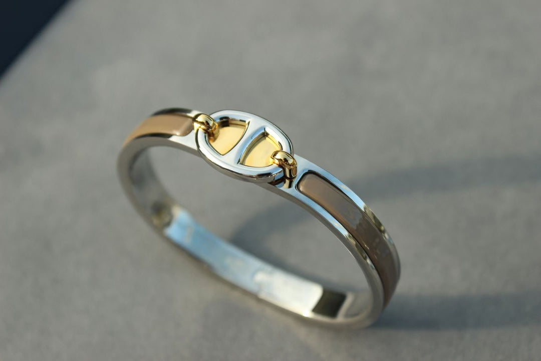 [Riva Jewelry]CLIC CHAINE SILVER BRACELET