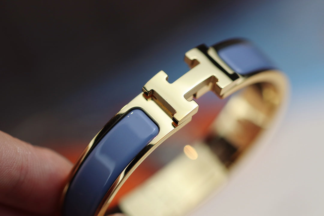[Riva Jewelry ]H BRACELET 12MM BLUE GRAY