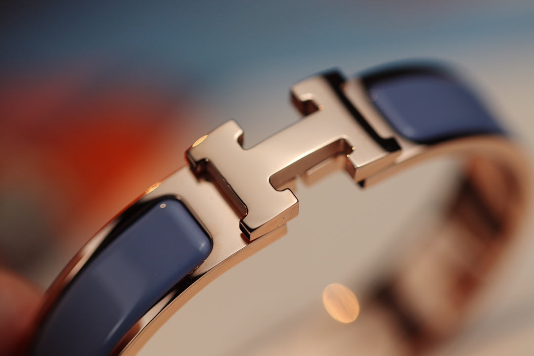 [Riva Jewelry]H BRACELET 12MM BLUE GRAY