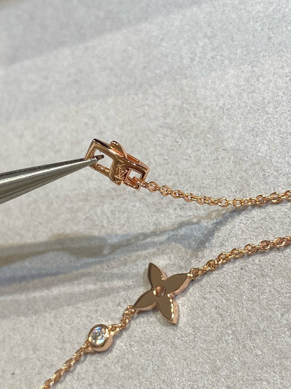 [Riva Jewelry ]STAR DIAMOND PINK GOLD BRACELET
