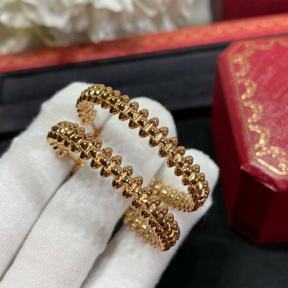 [Riva Jewelry ]CLASH LARGE HOOP EARRINGS
