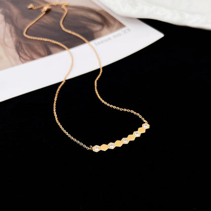 [Riva Jewelry ]BEE MY LOVE DIAMOND NECKLACE