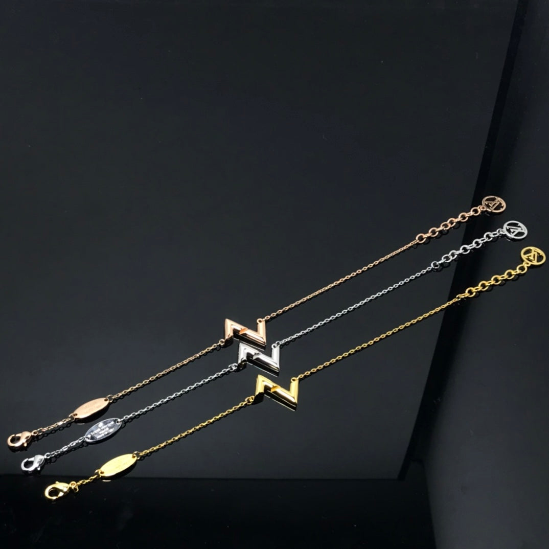 [Riva Jewelry ]VOLT LV LOGO BRACELET