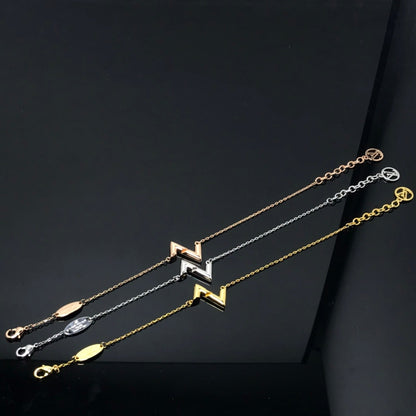 [Riva Jewelry ]VOLT LV LOGO BRACELET