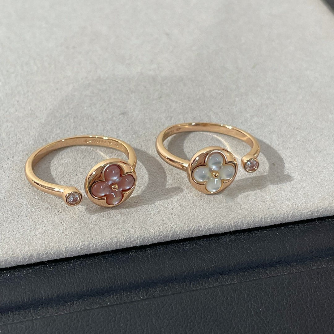 [Riva Schmuck]SONNE 1 DIAMANT PINK MOP RING