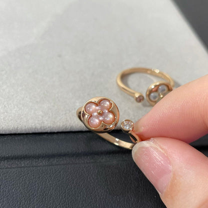 [Riva Schmuck]SONNE 1 DIAMANT PINK MOP RING