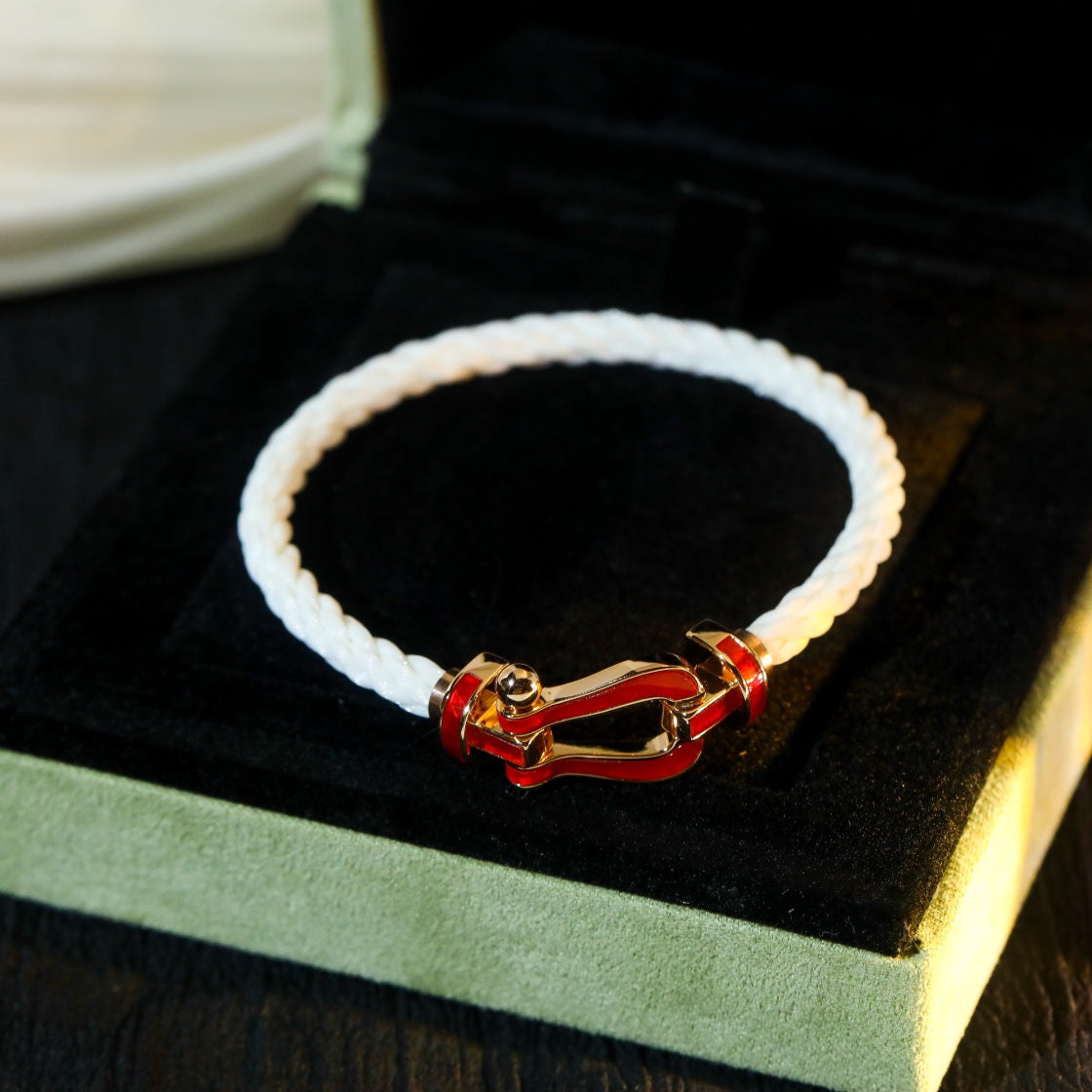 [Riva Jewelry ]FORCE 10 WHITE TEXTILE DIAMOND PAVED