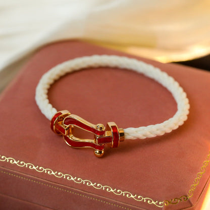 [Riva Jewelry ]FORCE 10 WHITE TEXTILE DIAMOND PAVED
