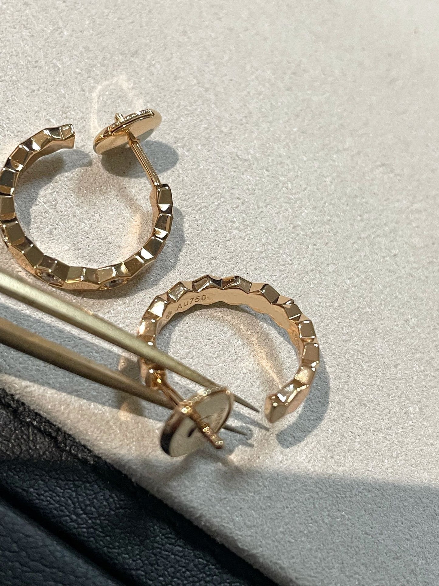 [Riva Jewelry]Hohler Design Vierblättriger Kleeblatt Blumenform Ring