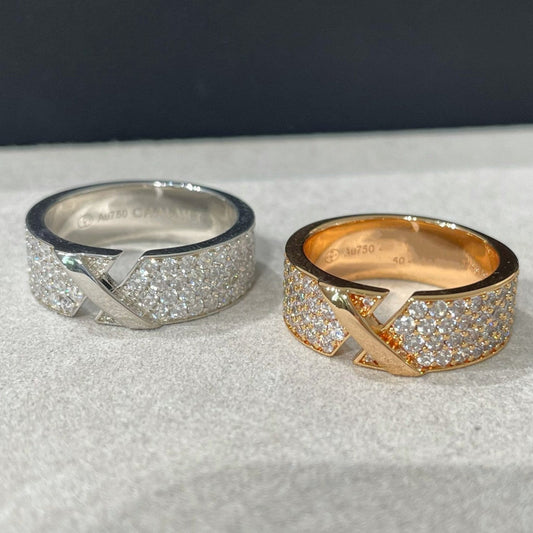[Riva Schmuck]LIENS EVIDENCE DIAMANT-PAVÉ-RING