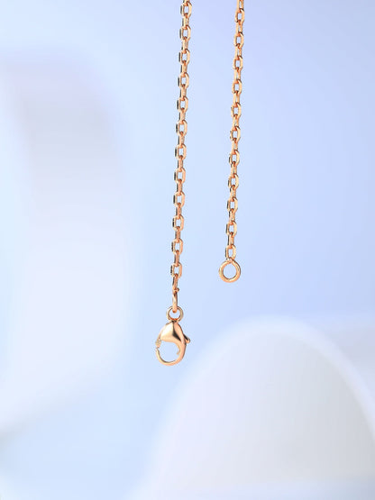 [Riva Jewelry]H CAGE ROSÉGOLD-HALSKETTE