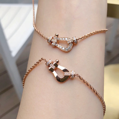 [Riva Jewelry ]FORCE 10 PINK GOLD DIAMOND NECKLACE