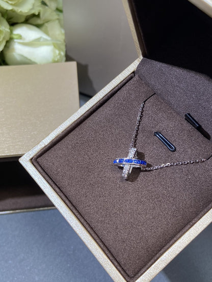 [Riva Jewelry ]LIENS DIAMOND SILVER NECKLACE