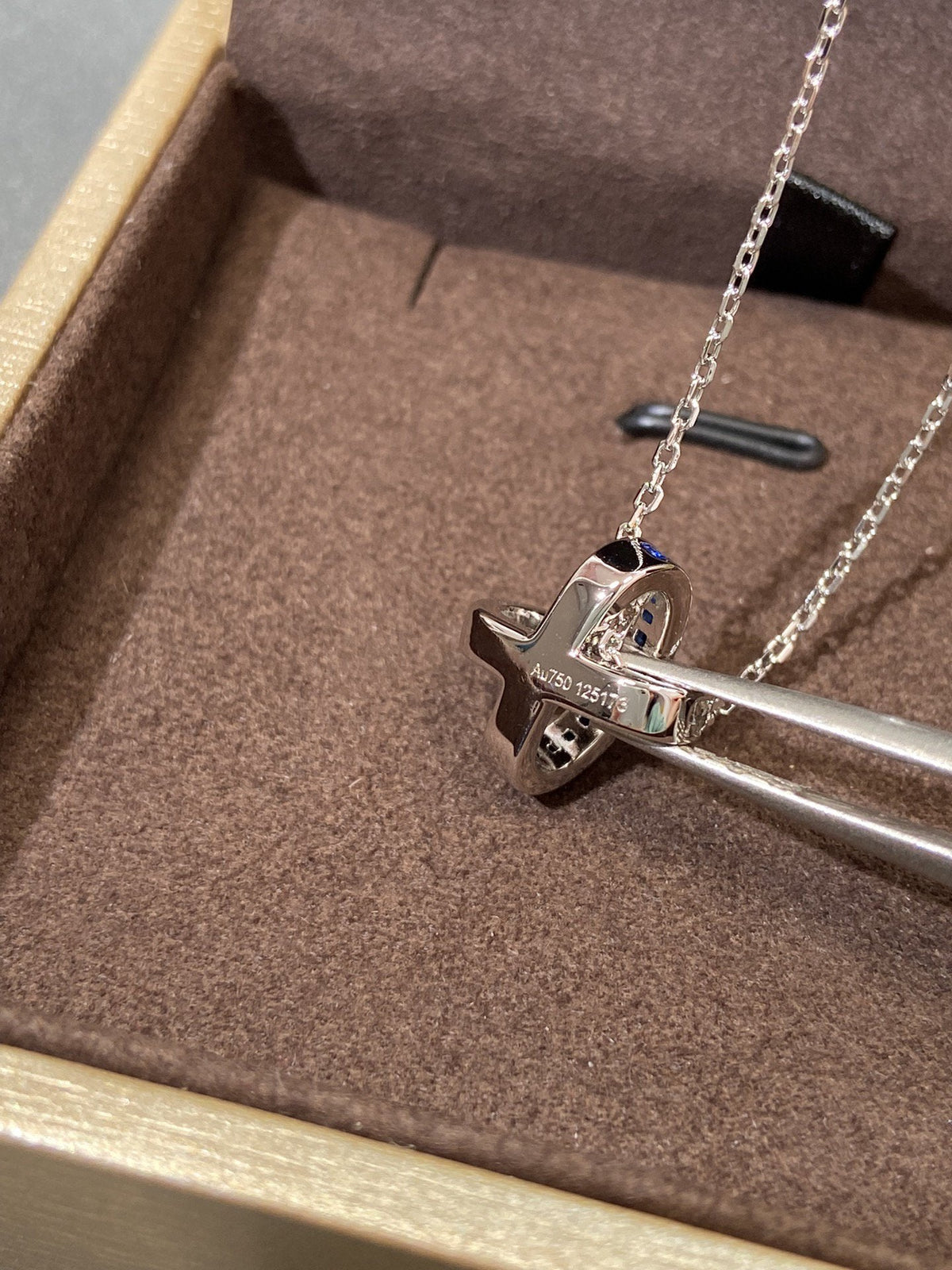 [Riva Jewelry ]LIENS DIAMOND SILVER NECKLACE
