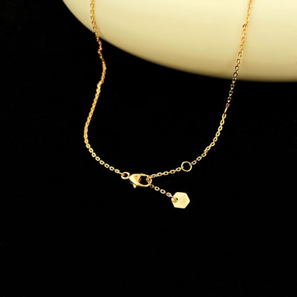 [Riva Jewelry]BIENEN-ANHÄNGER MINI-HALSKETTE MIT DIAMANTEN