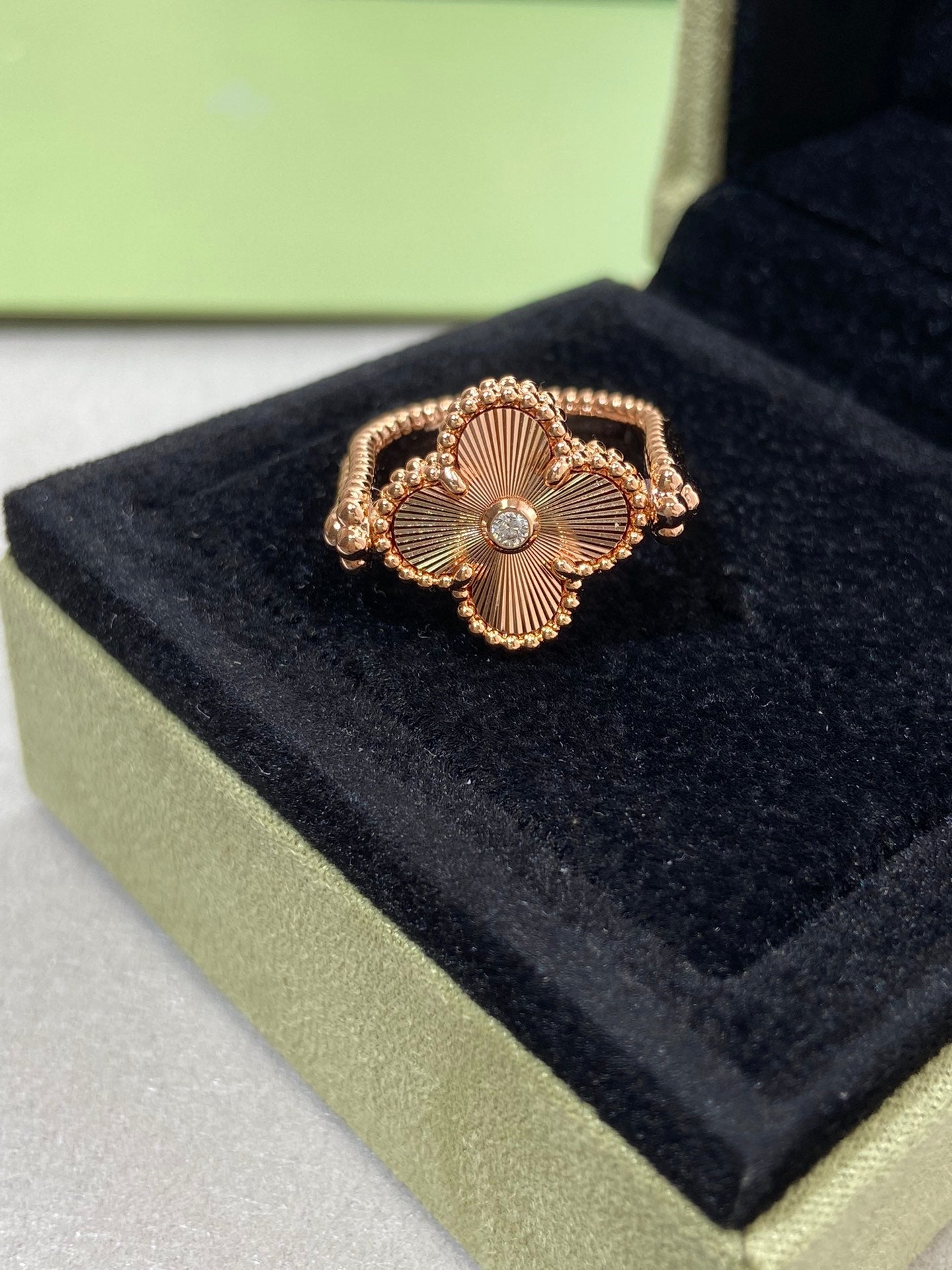 [Riva Schmuck]WENDRING GLÜCKKLEE ROSÉGOLD