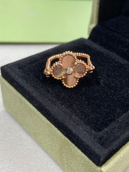[Riva Schmuck]WENDRING GLÜCKKLEE ROSÉGOLD