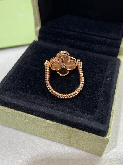 [Riva Schmuck]Glücksklee Gold Wendering