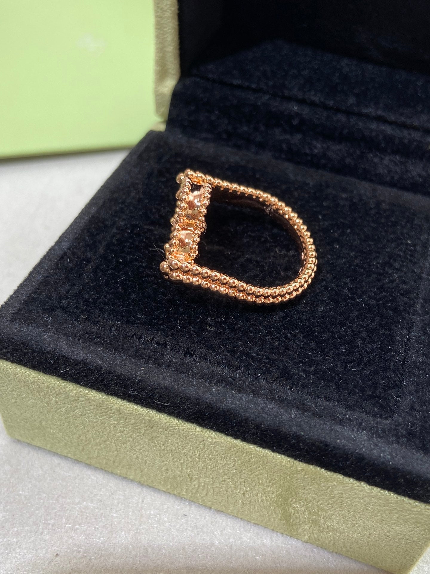 [Riva Schmuck]WENDRING GLÜCKKLEE ROSÉGOLD