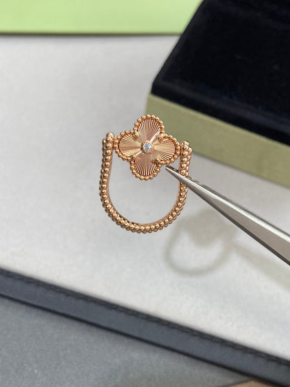 [Riva Schmuck]WENDRING GLÜCKKLEE ROSÉGOLD