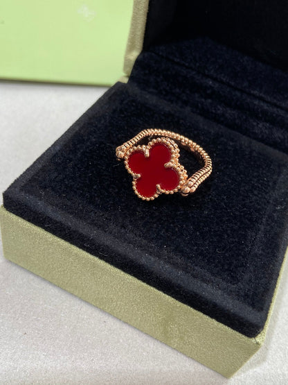 [Riva Schmuck]Glücksklee Gold Wendering