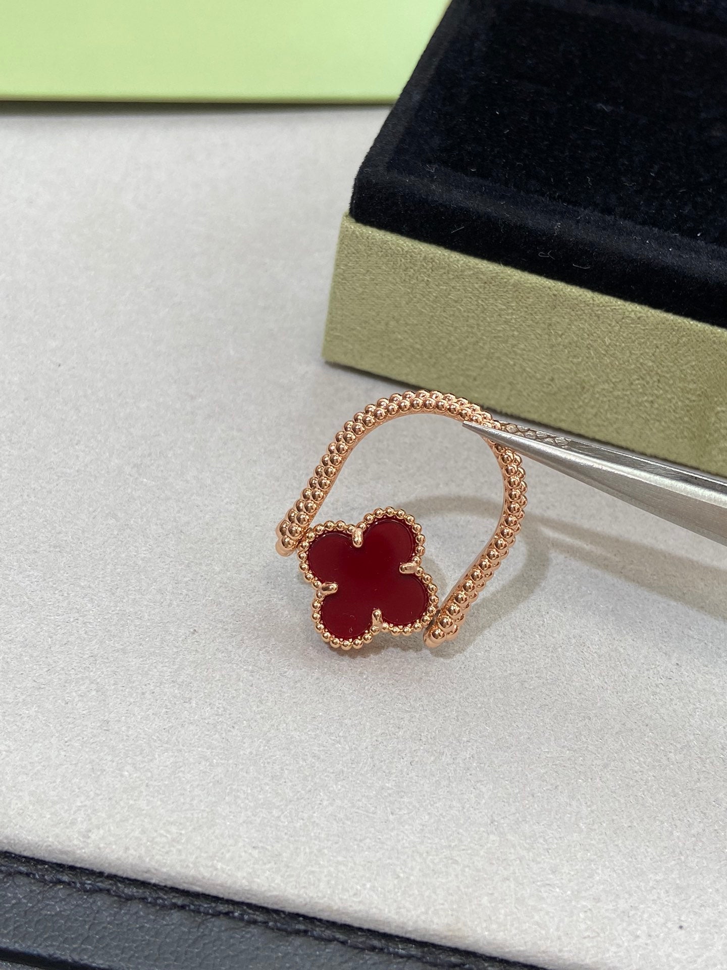 [Riva Schmuck]WENDRING GLÜCKKLEE ROSÉGOLD