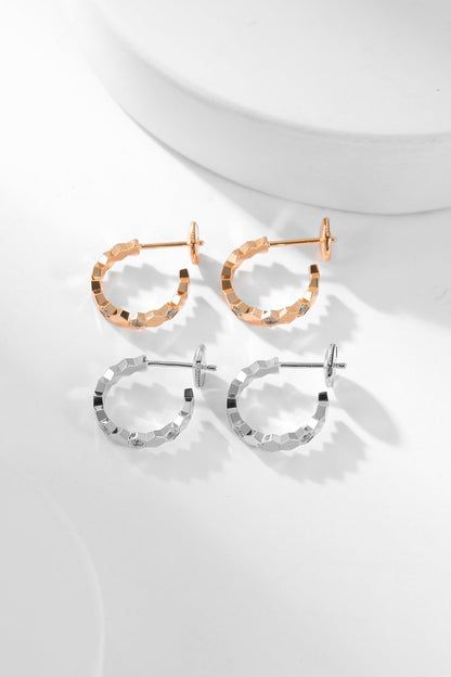 [Riva Jewelry]BIENENLIEBE DIAMANTEN-KREOLEN