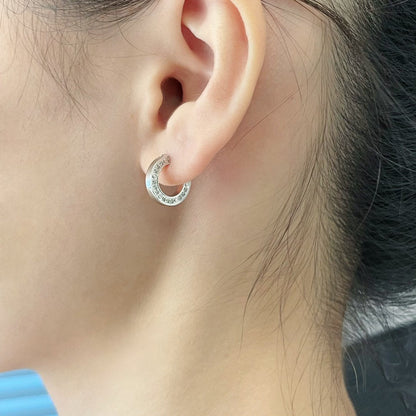 [Riva Jewelry ]LOVE DIAMOND EARRINGS
