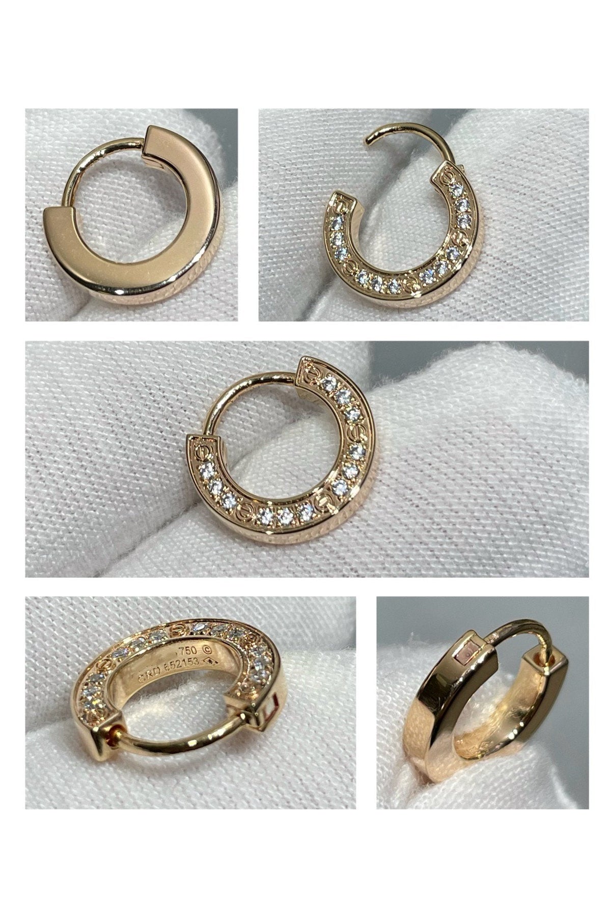[Riva Jewelry ]LOVE DIAMOND EARRINGS