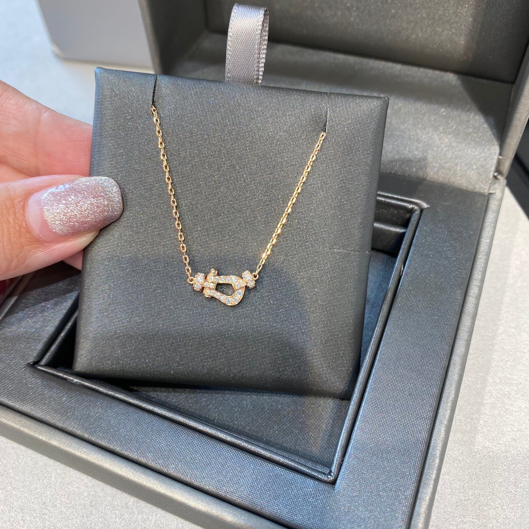 [Riva Jewelry ]FORCE 10 DIAMOND PINK GOLD NECKLACE MINI MODEL